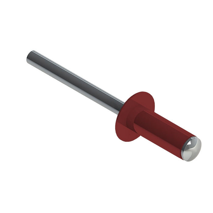 Заклёпка вытяжная Daxmer 4,0х10 RAL 3013 (750шт) нерж/нерж
