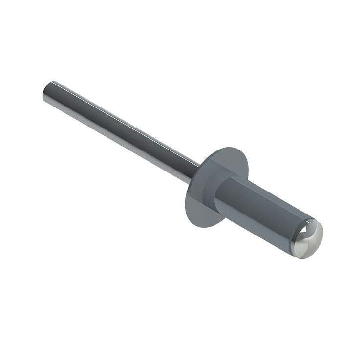 Заклёпка вытяжная Daxmer 4,0х10 RAL 7001 (750шт) нерж/нерж